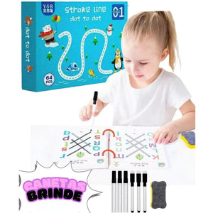 Caderno de Traço e Desenho Infantil