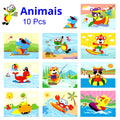 Cartoon Kids Pinte e Cola - 10 Pcs