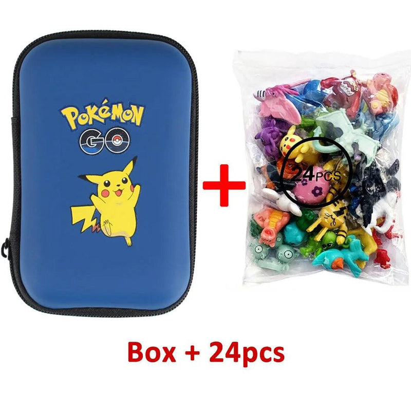 Kit Mini Bonecos Pokemon Pikachu 24Pcs