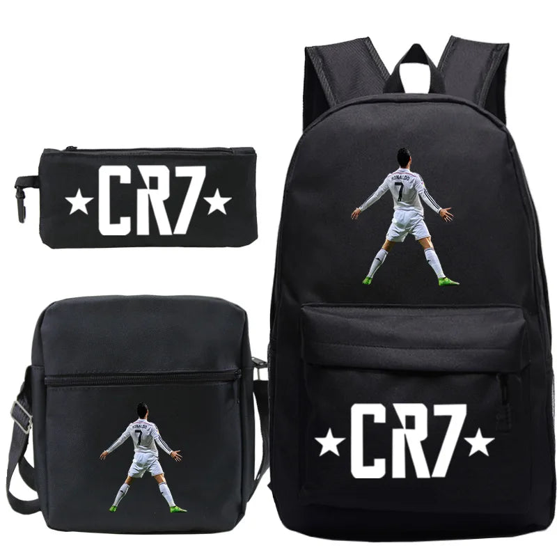 Kit Mochila Infantil Cristiano Ronaldo