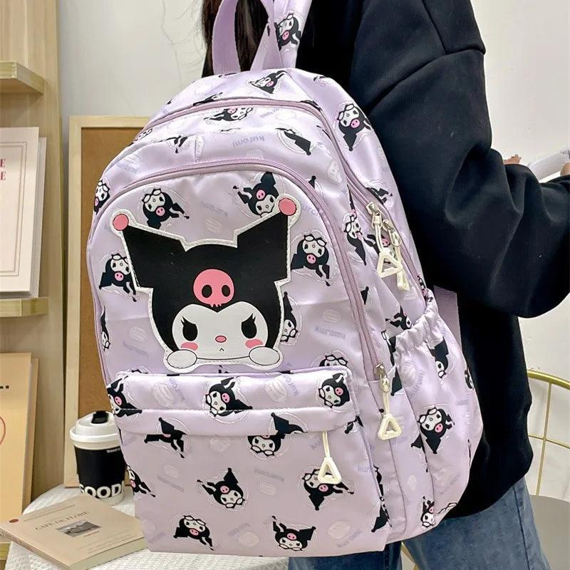 Mochila Infantil Sanrio Anime Kuromi