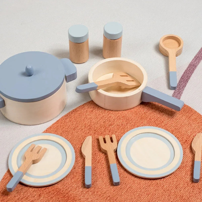 Kit Cozinha infantil de Madeira