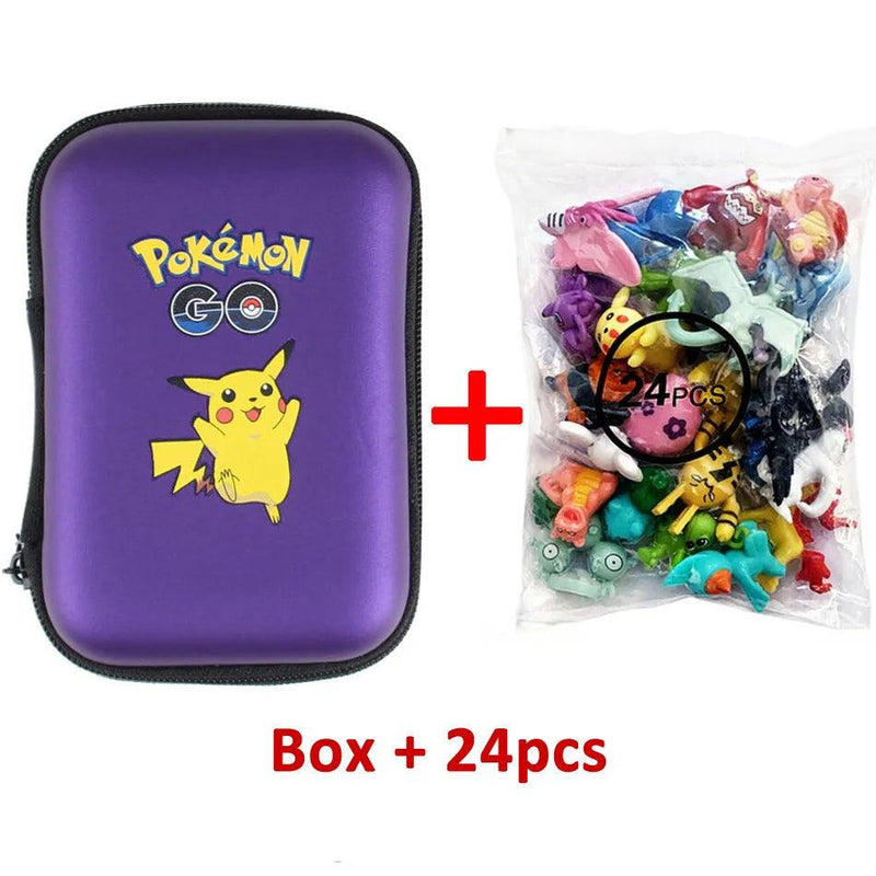 Kit Mini Bonecos Pokemon Pikachu 24Pcs