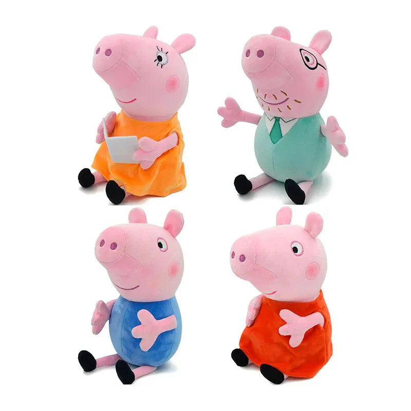 Pelúcia Peppa Pig e George Pig 30CM - Astronauta Kids