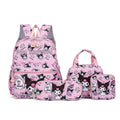 Kit Mochila Hello Kitty - Kuromi 4 peças