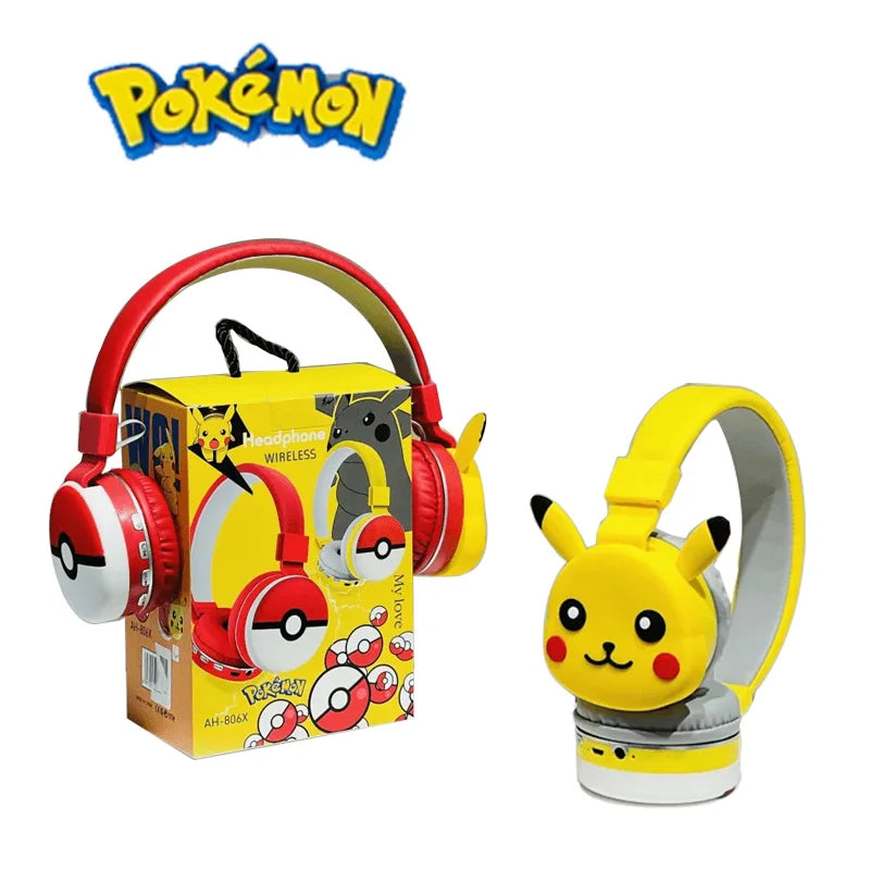 Fone De Ouvido Infantil Bluetooth Pokemon Pikachu