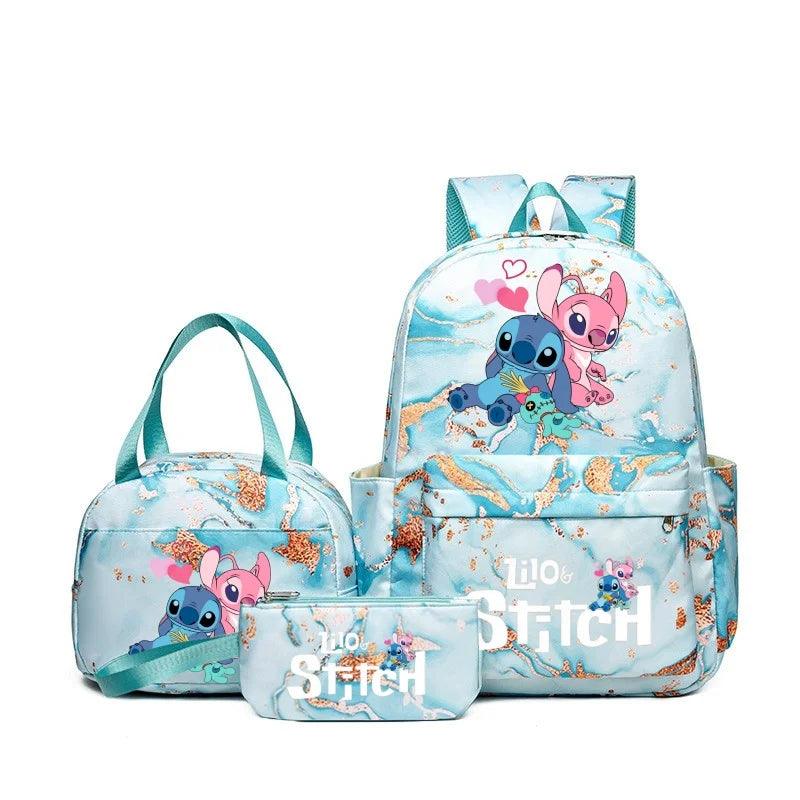 Kit Mochila Infantil Stitch