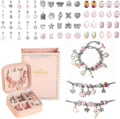 Kit Pulseiras e Berloques Infantil - 66 Peças - LK STORE