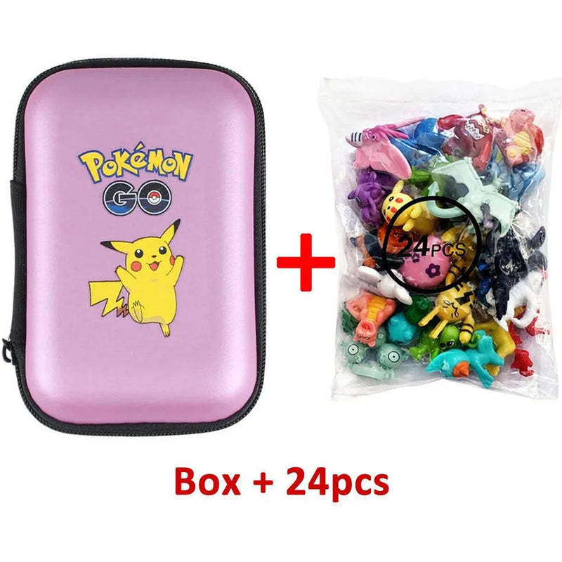 Kit Mini Bonecos Pokemon Pikachu 24Pcs