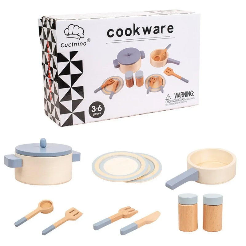 Kit Cozinha infantil de Madeira