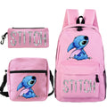 Kit Mochila Infantil Stitch