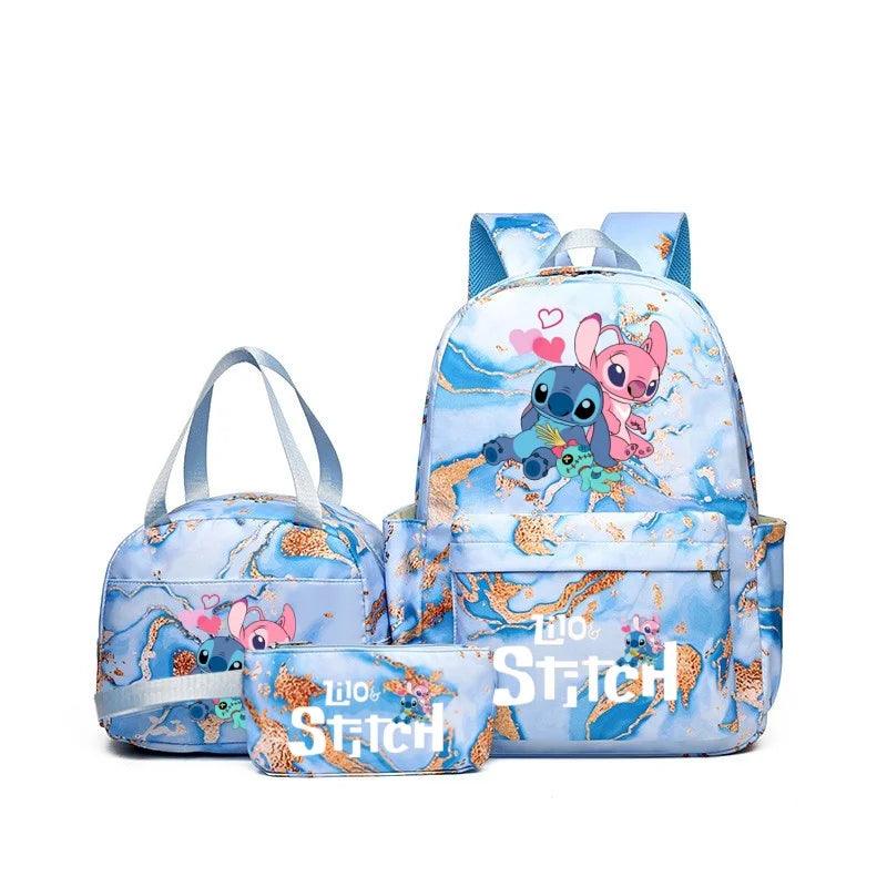 Kit Mochila Infantil Stitch