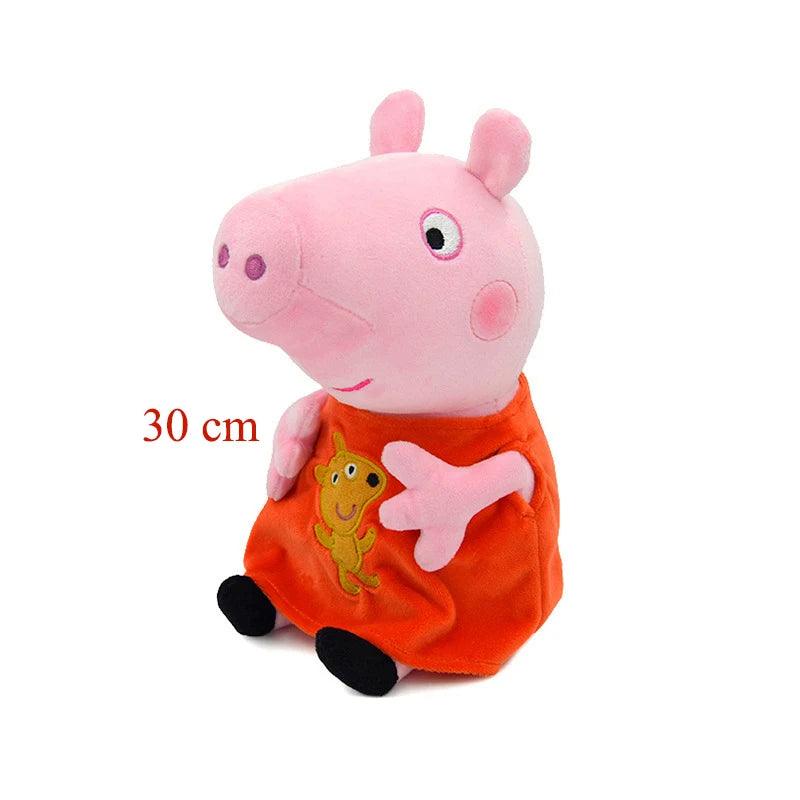 Pelúcia Peppa Pig e George Pig 30CM - Astronauta Kids