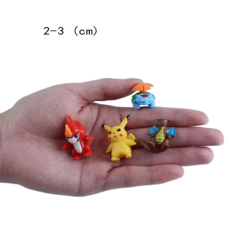 Kit Mini Bonecos Pokemon Pikachu 24Pcs