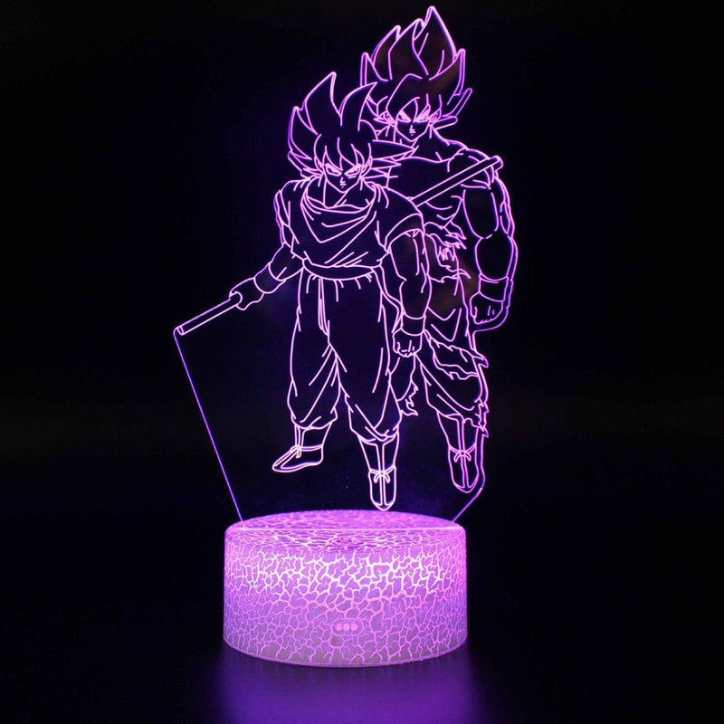 Luminária Dragon Ball Z em LED 3D - 16 Cores RGB com Controle Remoto - LK STORE